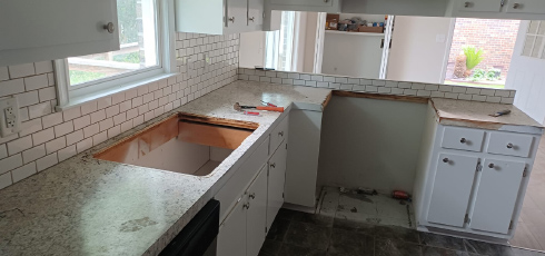 Countertop Refinishing Project 2 Before 